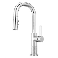 Pfister GT572-MTC Montay Single Handle Pull Down Bar Faucet in Polished Chrome