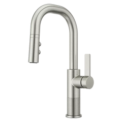 Pfister GT572-MTS Montay Single Handle Pull Down Bar Faucet in Stainless Steel