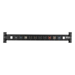 TRIPP LITE N062-012-KJ 12-Port Keystone Blank Patch Panel RJ45 USB HDMI Cat5/6 1URM