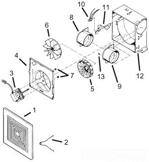 NuTone S97011723 Broan Fan Accessories