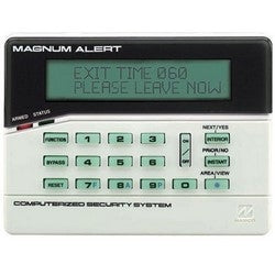 NAPCO RP3000LCDE Dual-Line LCD Keypad, White