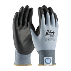 G-Tek 19-D318/M Unisex Cut Resistant Gloves, M, Polyurethane with Smooth Grip Coating, Dyneema Diamond/Lycra, Knit Wrist Cuff, Replacement MPN