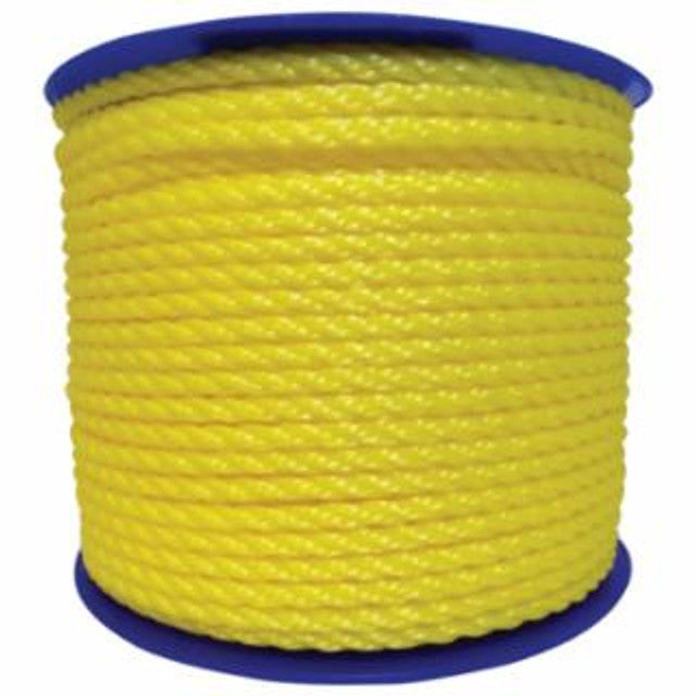 Orion Ropeworks 350120-YEL-00600-R0283 Monofilament Twisted Poly Ropes 2,168 lb Cap. 600 ft