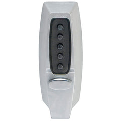 KABA 7102-26D-41 Mechanical Pushbutton Lock 1 Tubular Deadbolt Satin Chrome