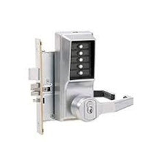 KABA R8148B-26D-41 Mechanical Pushbutton Lock Mortise Right Hand SFIC Best Equivalent 6 or 7-Pin Combination Entry/Key Override/Passage/Lockout/Deadbolt Satin Chrome