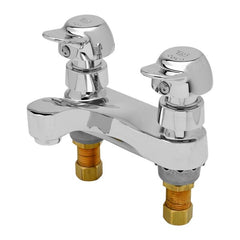 T&S Brass B-0831-02VR-PA Two Handle Metering Bathroom Sink Faucet in Polished Chrome