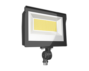 RAB X17XFU60 X17 Adjustable Floodlight Fixture, LED Lamp, 30 W Fixture, 120, 208, 240, 277 V, Bronze Housing