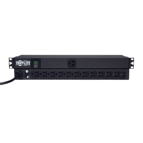 Tripp Lite PDUMH15 1.4kW Single-Phase Metered PDU 120V Outlets (13 5-15R) 5-15P 100-127V Input 15ft Cord