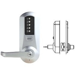 KABA 5021XK-WL-26D-41 Mechanical Pushbutton Lock Heavy Duty Key-In-Lever 90 Keyway Cylinder