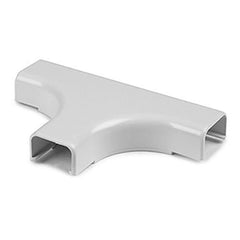 HellermannTyton TSR1W-21-1 Tee Cover, 1 Bend Radius, PVC, White