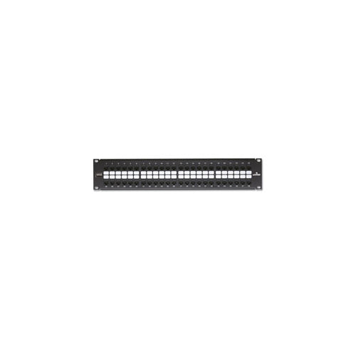 Leviton 69270-U48 Flat QuickPort Patch Panel with eXtreme CAT6 Connectors