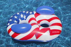 Swimline 90413 Americana Series Double Ring Pool Lounger