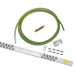 Panduit RGRKCBNJY StructuredGround Busbar and Jumper Kit, 6AWG, Green/Yellow, PK1