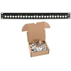 Siemon Company UP6-F1-24K-RS UltraMAX Patch Panel, 24 Port, 1U