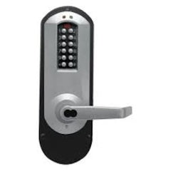 KABA E5010B-WL-626-41 Electronic Pushbutton Lock Extra Heavy Duty Exit Trim