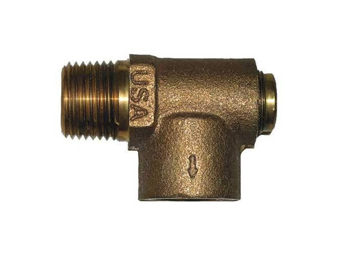 CAMPBELL Campbell rv3nlf 3/4 Inch Brass Pressure Relief Valve 75 Psi