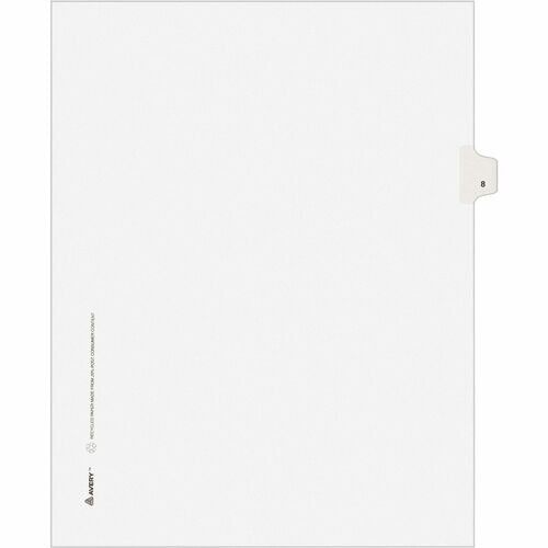 AVERY Avery AVE11918 Numeric Legal Index Divider Tab 8 25 Pack