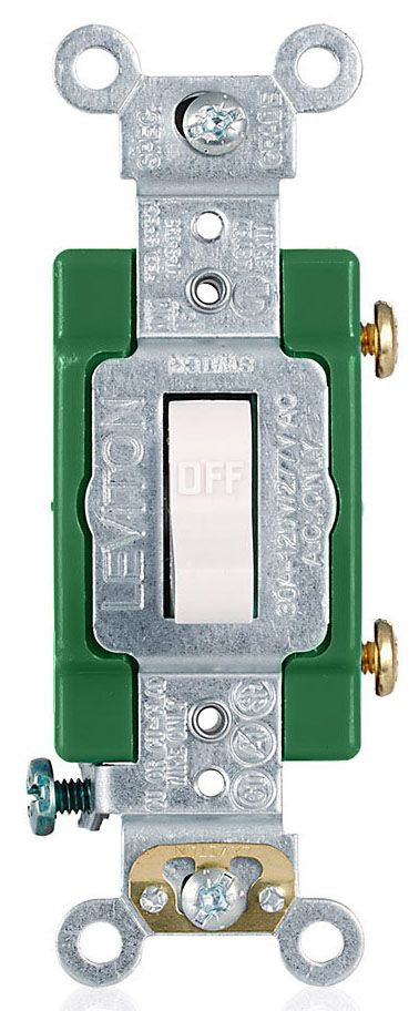 LEVITON 3031-2W TOGGLE SWITCHES
