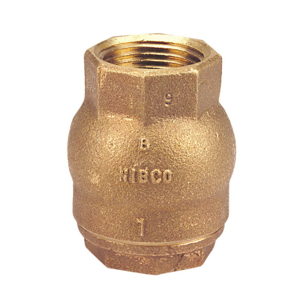 NIBCO NL9318D In-Line Lift Check Valve 2 in FNPT 125 lb