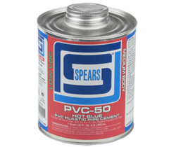 Spears PVC50B-030 1 Quart PVC-50 Hot Blue Medium Body PVC