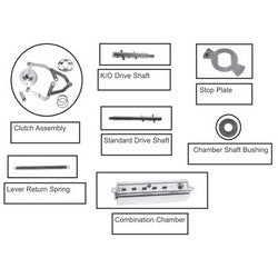 KABA 203037-000-01 Mechanical Lock Service Kit, Right Hand, Includes Clutch Assembly, Standard/K/O Drive Shaft, Lever Return Spring, Combination Chamber, For L1000 Series Mechanical Lock