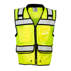 Kishigo S50042X High Performance Surveyors Vest Zipper Front 2XL