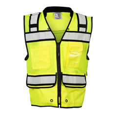 Kishigo S5004M Lime High Performance Surveyors Vest
