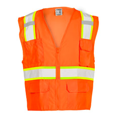 Kishigo 1164S S Orange Solid Front with Mesh Back Vest