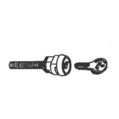 KABA 201787-26-D-01 Mechanical Lock Combination Change Plug Assembly Satin Chrome With (2) DF59 Key For 1000 Series Mechanical Lock