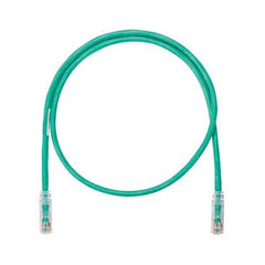 Panduit NK6PC3GRY NetKey CAT6 24AWG UTP Patch Cable, 3' Green