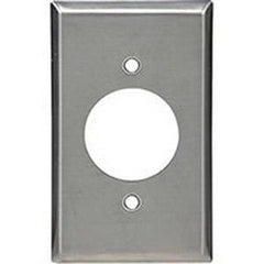 Mulberry 99221 Stainless Steel 1-Gang Wallplate 30/50-Amp 3-Wire Range/Dryer Receptacle Ivory