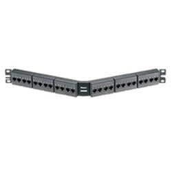 PANDUIT CPPKL6G24WBL Patch Panel Kit Cat 6 UTP 24 port 1 RU BL