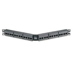 PANDUIT CPPKL6G24WBL Patch Panel Kit Cat 6 UTP 24 port 1 RU BL