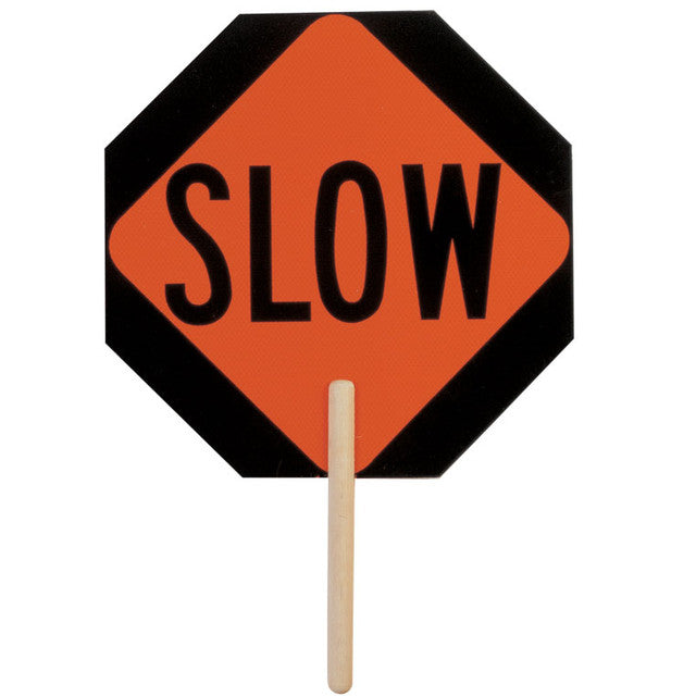 Kishigo 5950 Non-Reflective Slow/Stop Sign 18 In Width 18 In Height 175SNS1