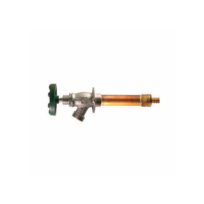 Arrowhead 466-10QTLF Brass Arrow-Breaker 460 Heavy Duty Quick Turn Anti-Siphon Frost-Free Wall Hydrant 1/2 in FNPTxMNPT