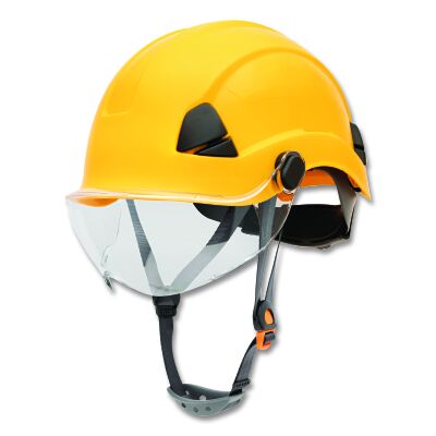 HONEYWELL FSH10002 Safety Helmet 6-point Ratchet Suspension Non-Vented Yellow