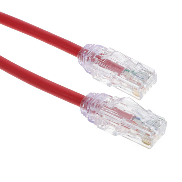 PANDUIT UTP28X6RD Cat6A 28AWG UTP PC CM/LSZH RD 6ft EA