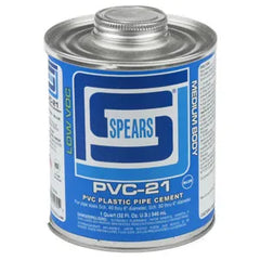 Spears PVC21B-020 PINT PVC-21 MED BODY BLUE PVC