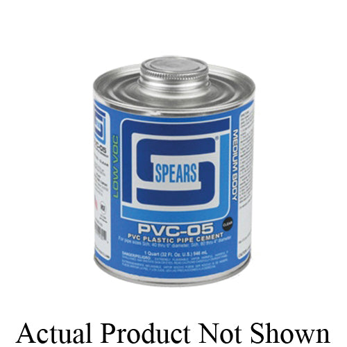 Spears PVC05G-020 PINT PVC-05 MED BODY GRAY PVC