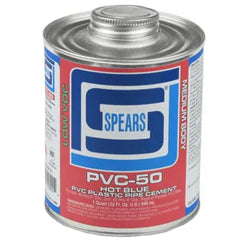 Spears PVC50B-020 1 Pint PVC-50 Hot Blue Med Body PVC