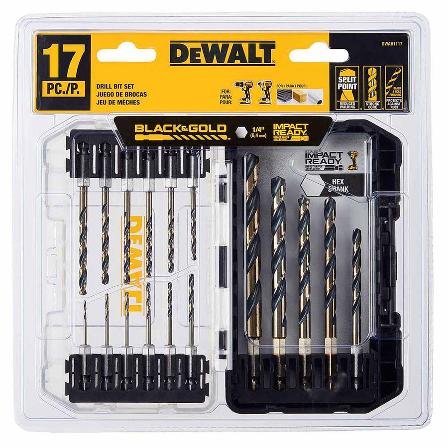 DeWalt DWAH1117 17PC B&G Hex Shank Set