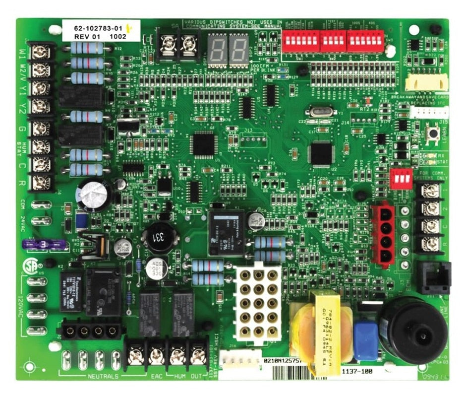 Rheem 62-102783-01 Integrated Furnace Control Board (IFC) For RGGE