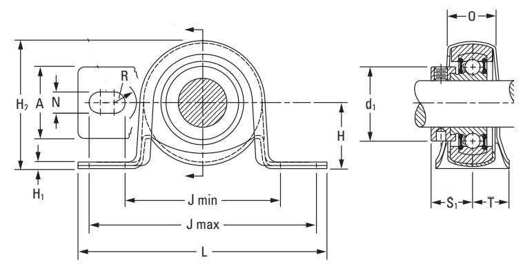 FAFNIR LRPB13/16 AIR CLEANER REPLACEMENT PARTS