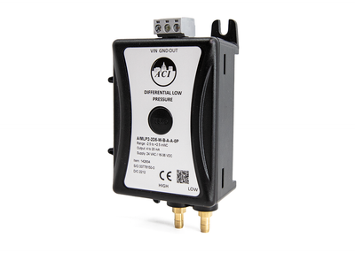 ACI A/MLP2-002-W-U-A-C-0P Differential Pressure Sensor Transducer Unidirectional 0-2 w.c. 0-10 VDC