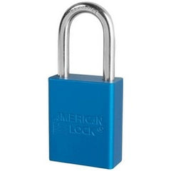 American Lock A1106BLU KA 23638 Safety Padlock 5-Pin 1-1/2 Width x 3/4 Thickness