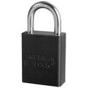 American Lock A1105BLKKD Safety Padlock 1-1/2 Width x 3/4 Thickness