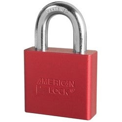 American Lock A1305REDKA63387 Rekeyable Padlock Alike Keyed 5-Pin Tumbler 2 Width