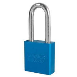 American lock A1206BLUKZ rekeyable padlock, zero-bitted, 1-3/4 width with 2 clearance boron alloy steel shackle