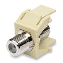 Belden AX102906 Coax Insert, Commercial, KEYCONNECT VIDEO F COAX, SURFACE (ALMOND)