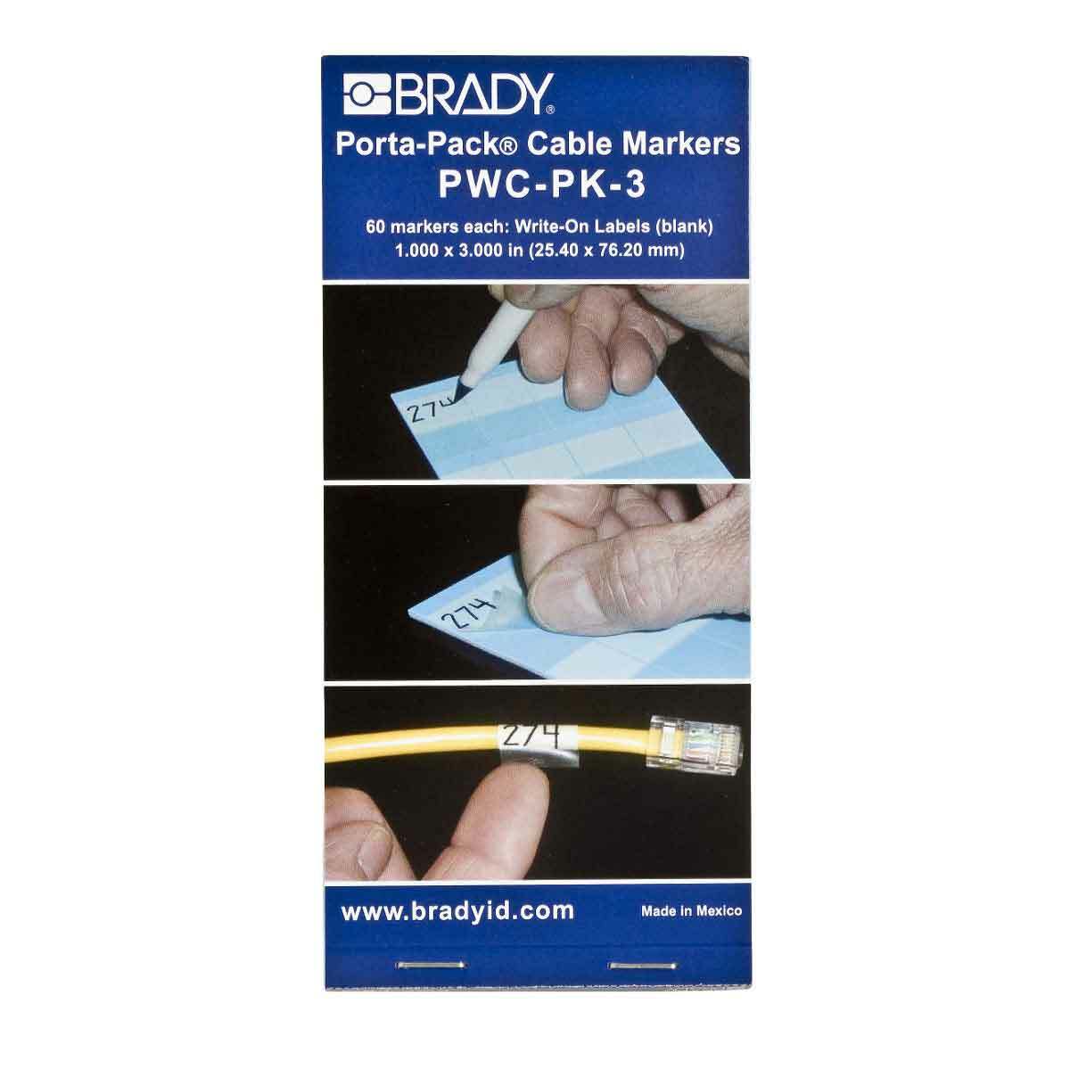 Brady PWC-PK-3 Porta PK WM Refill Legend - Power (Each) - Replacement MPN